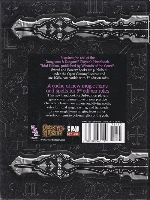 D&D 3.X - Sword & Sorcery - Relics & Rituals (Genbrug)